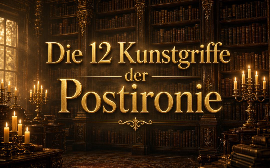 Die 12 Kunstgriffe der Postironie